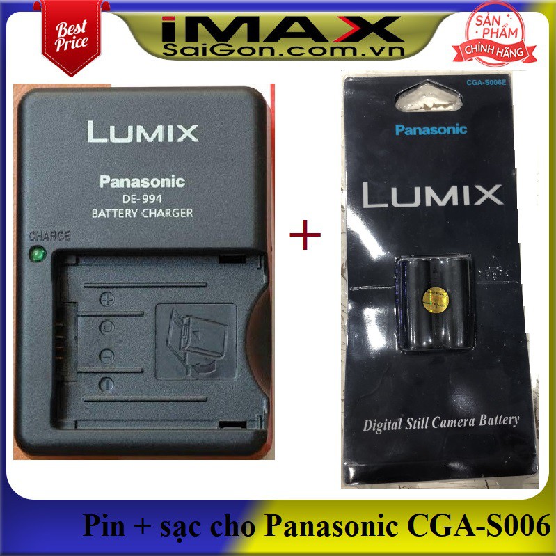 Pin thay thế pin máy ảnh Panasonic CGA-S006