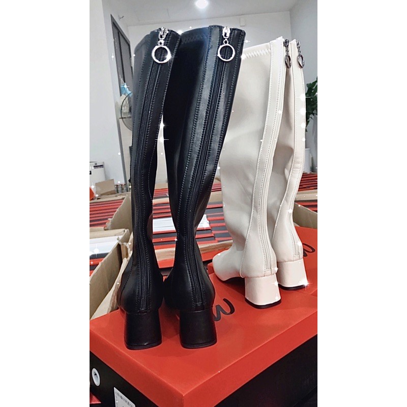 HÀNG ORDER BỐT ĐÙI QC CAO CẤP FULL BOX.Da PU Lì Mịn