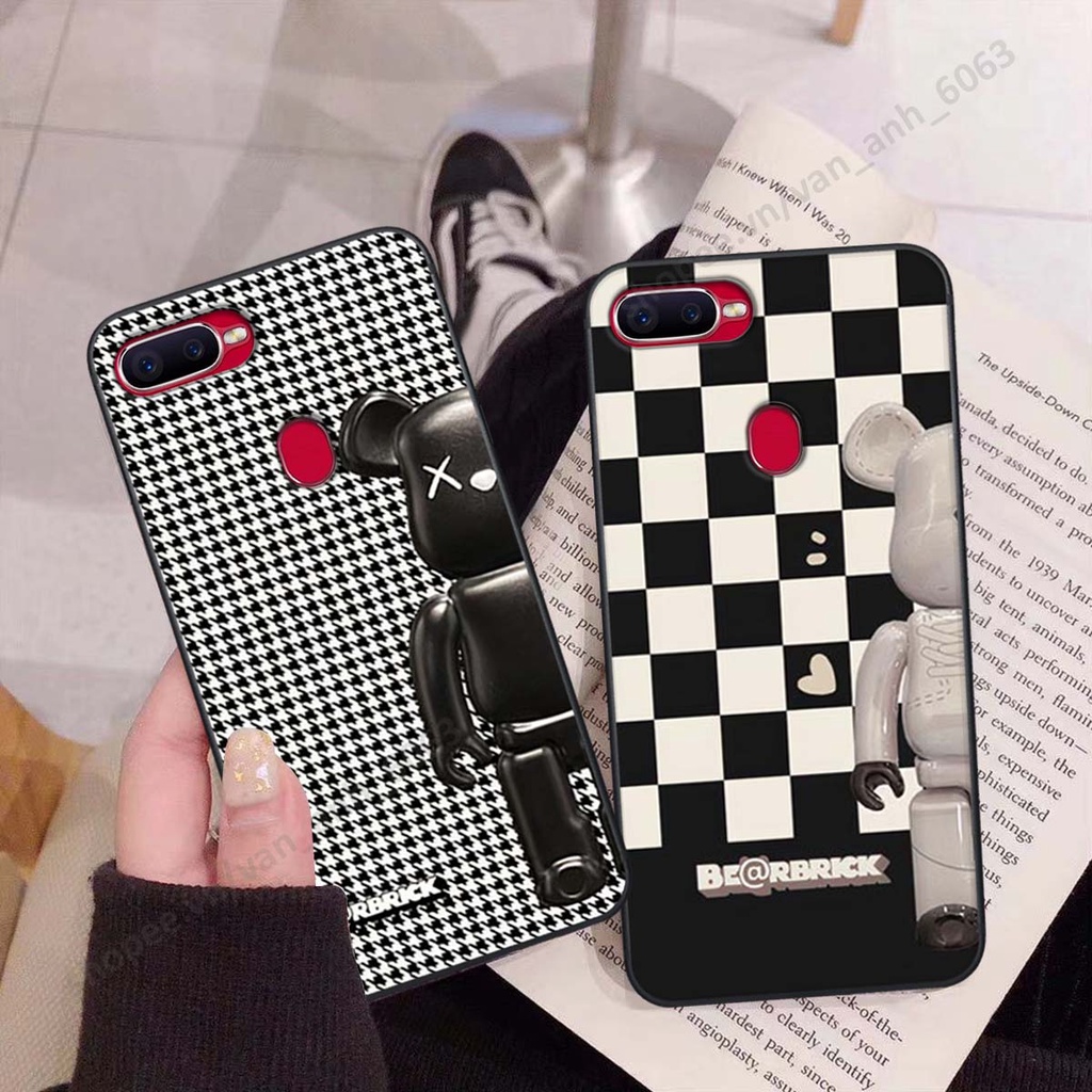 Ốp lưng Oppo A5s / A7 / F9 / A12 ốp điện thoại hình bearbrick, new york, thể thao