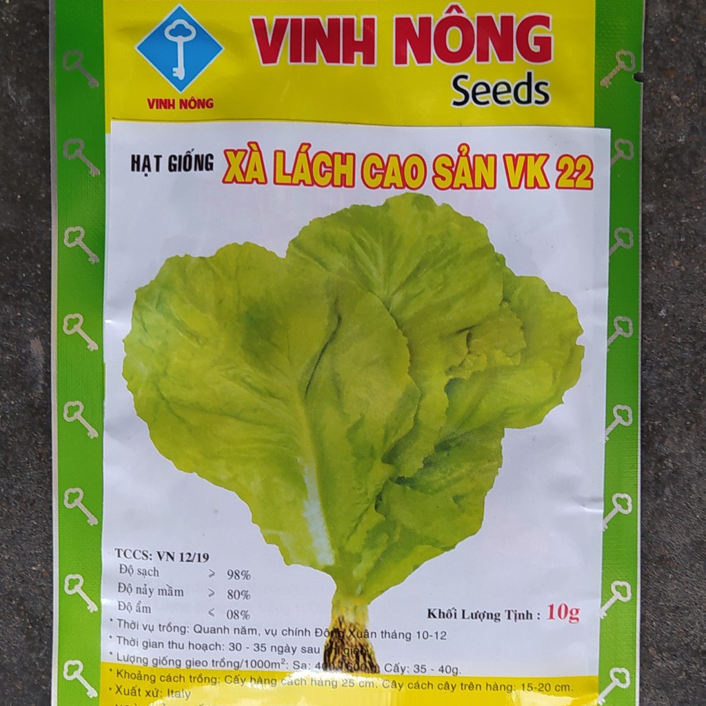 Hạt Giống Cải Xà Lách Cao Sản, Xuất xứ ITALY