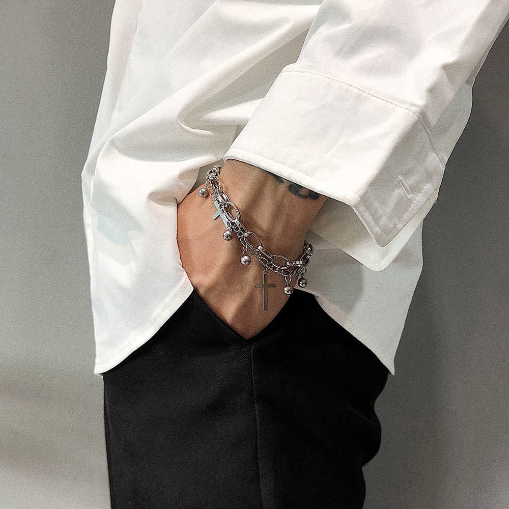 Vòng Tay Hợp Kim Mặt Hình Thánh Giá 13041