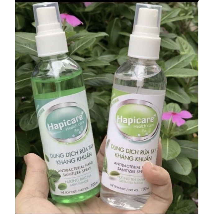 Combo 120 chai xịt khuẩn mini Hapicare