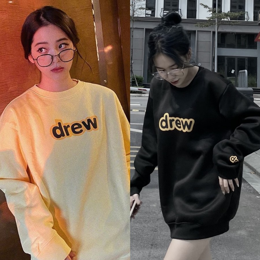 Áo Sweater Drew Form dáng Rộng, Nam Nữ Unisex Basic - Chất Nỉ Bông Cao Cấp, Áo Hoodie - Phong Cách Hàn Quôc - HOT 2021 | BigBuy360 - bigbuy360.vn