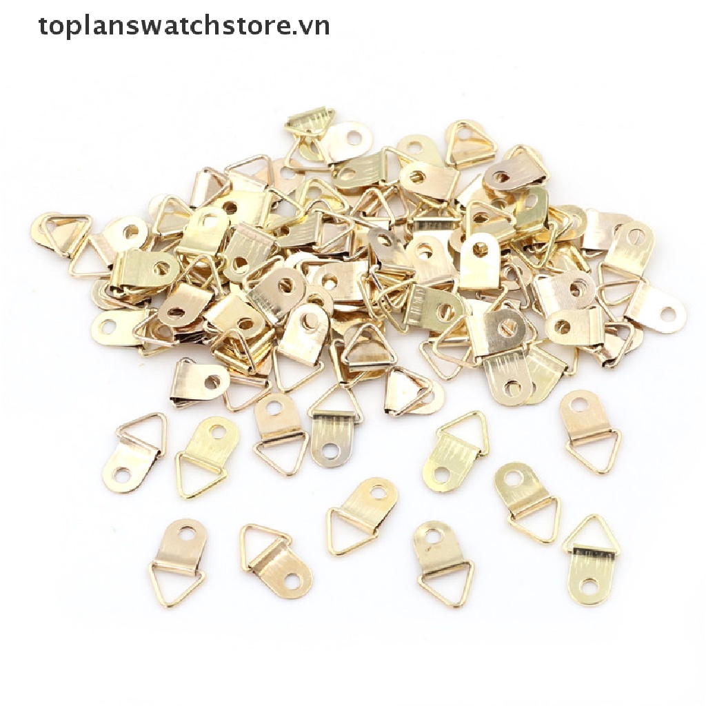 Set 100 Móc Treo Khung Ảnh Hình Chữ D Mini 10x20mm