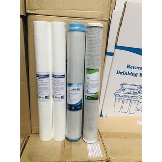 Bộ 4 lõi lọc 20 inch tiết kiệm
