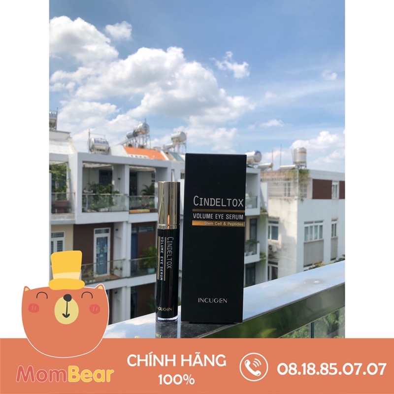 Thanh lăn mắt truyền trắng, xoá nhăn Cindeltox Volume Eye Serum 15ml