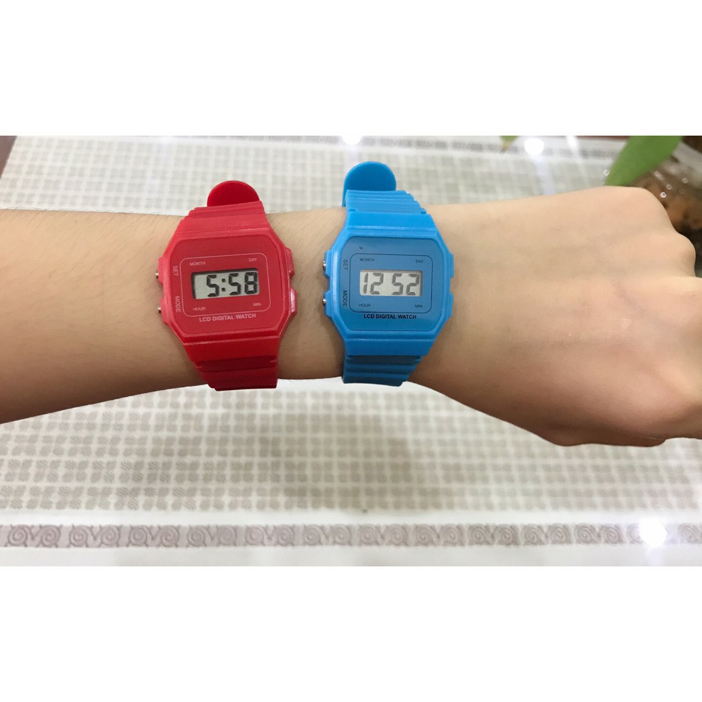 Đồng hồ điện tử unisex sport CQ dây nhựa | BigBuy360 - bigbuy360.vn