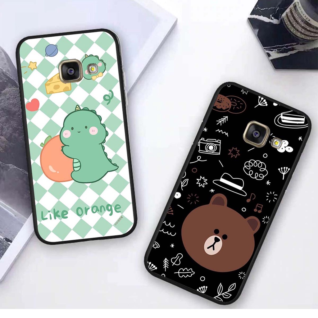 Ốp lưng Samsung A3 2016 in hình khủng long , gấu nâu xinh xắn, siêu cute  mà còn vô cùng RẺ -ĐẸP