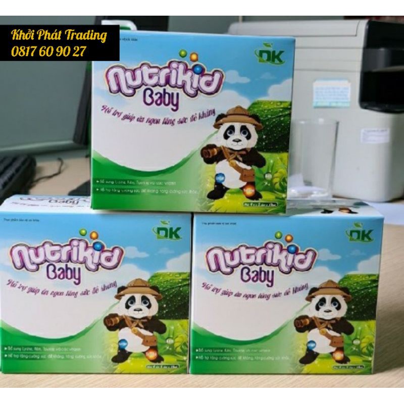 Siro ăn ngon Nutrikid Baby Bé ăn ngon tăng đề kháng