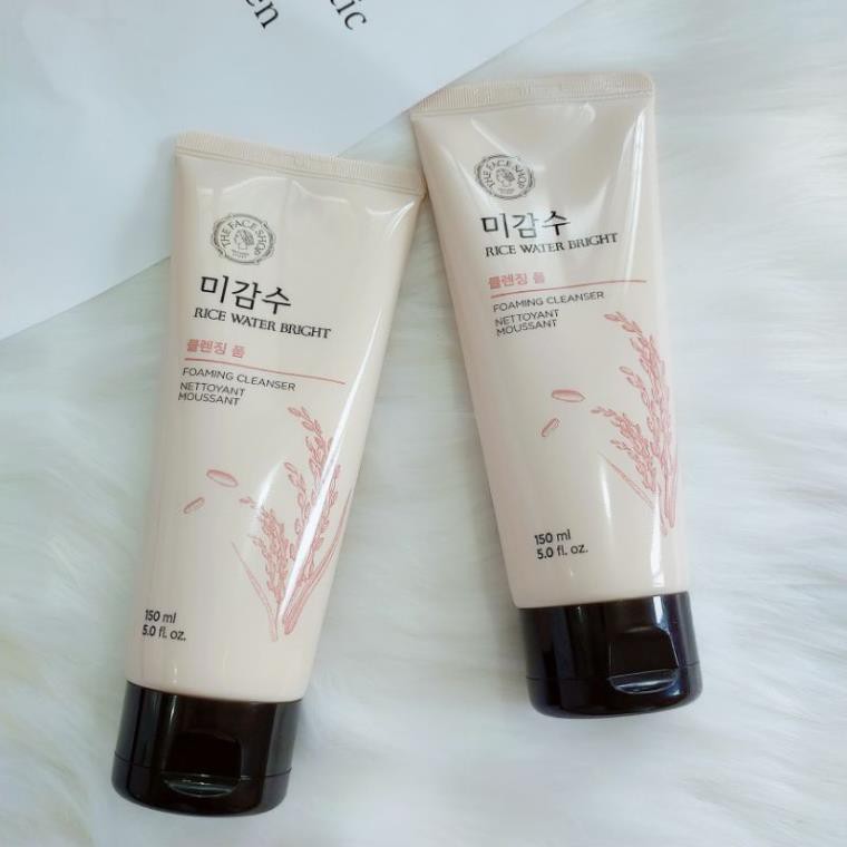 Sữa rửa mặt gạo trắng sáng da Rices Water Bright Foaming Cleanser - HANZY STORE