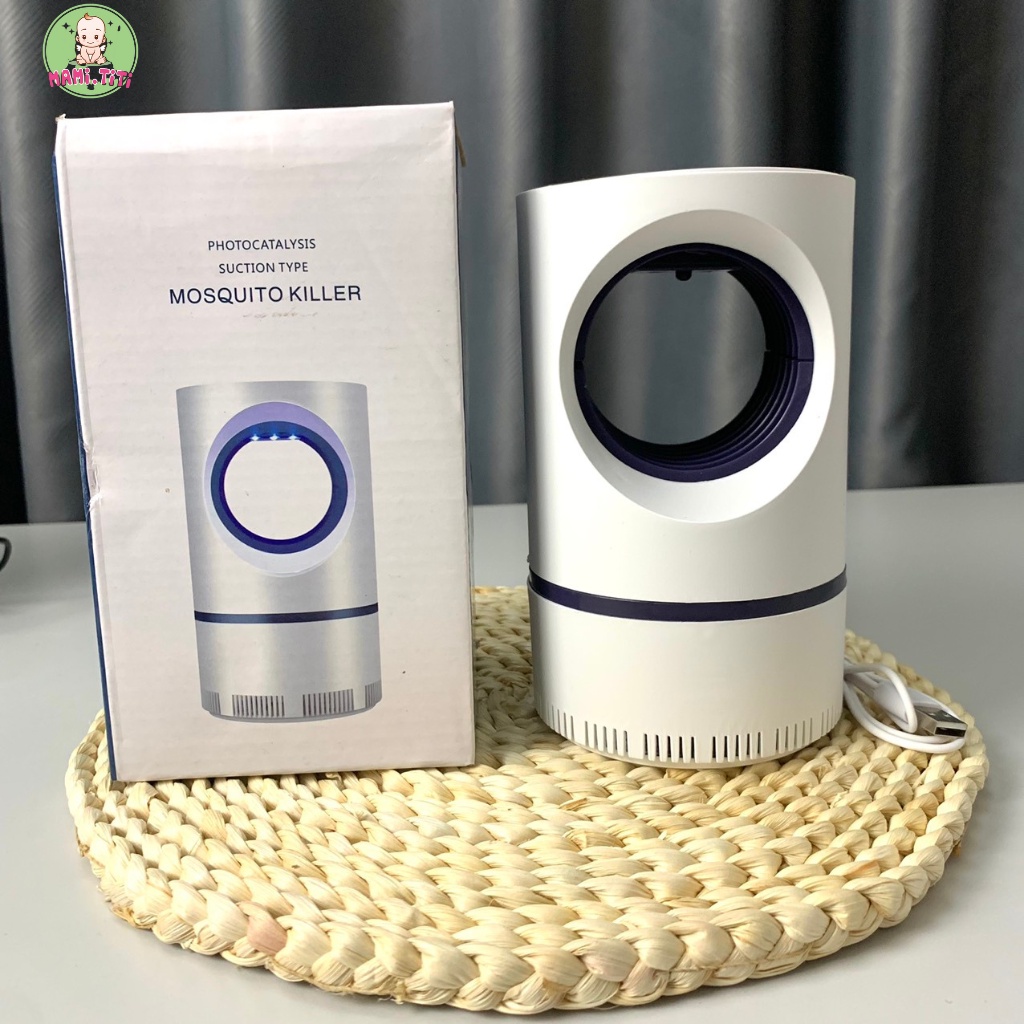 Đèn bắt muỗi  FREESHIP  Máy bắt muỗi thông minh hình trụ, cổng Usb diệt côn trùng hiệu quả