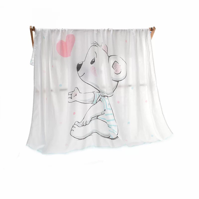 Chăn Đắp Hè Cotton Lụa Cho Bé, Chăn Lụa Cotton Siêu Mềm Mát, Chăn Đắp Cho Bé