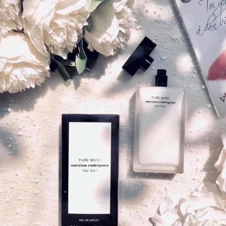 Nước Hoa Nữ Narciso Rodriguez Narciso For Her Pure Musc Hương Hoa Cỏ Ngọt Ngào, Thuần Khiết 5ml - 10ml - 20ml
