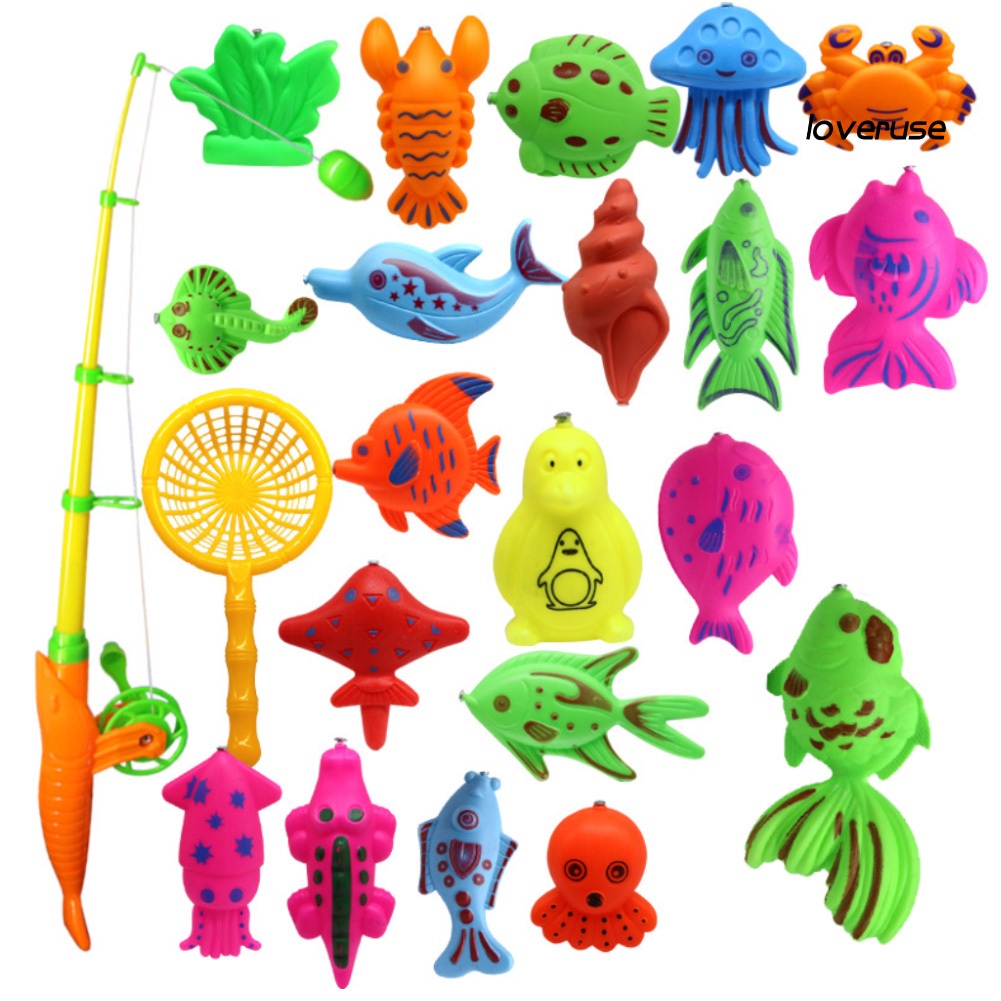 Set 22 Món đồ chơi câu cá nam châm cho trẻ em