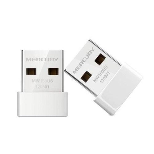 USB Thu Wifi Cho Pc, Laptop, Bộ Thu Sóng Wifi Mini Nhỏ Gọn Mecury MV150US - Chính Hãng Bảo Hành 6 Tháng Đổi Mới