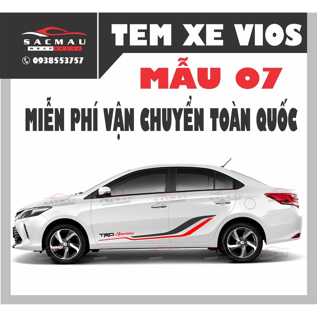 TEM XE TOYOYA VIOS