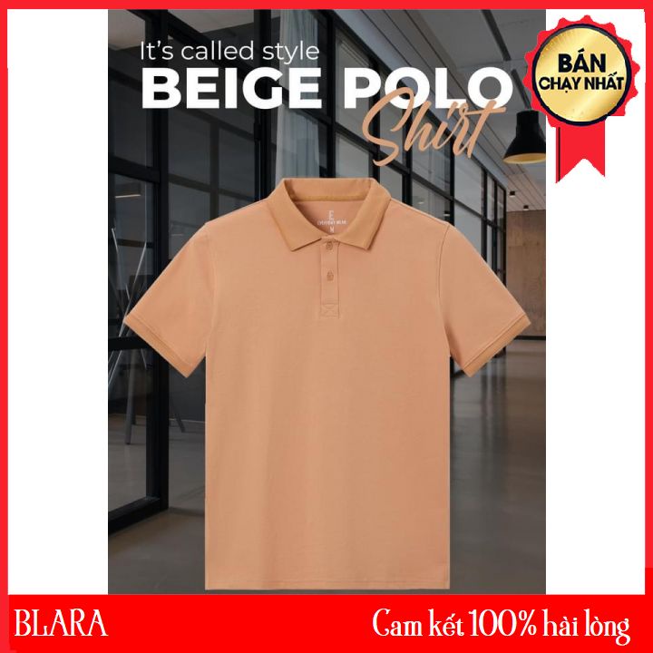 Áo Polo Basic Màu Be Ap03