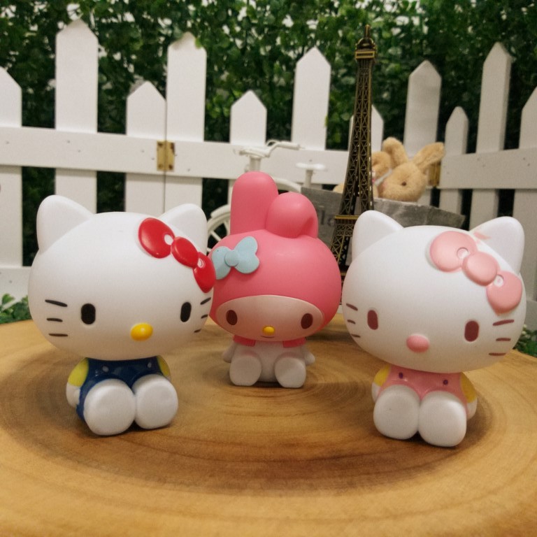 Set Mô Hình Hello Kitty 3 Trong 1 Trang Trí Bánh Kem