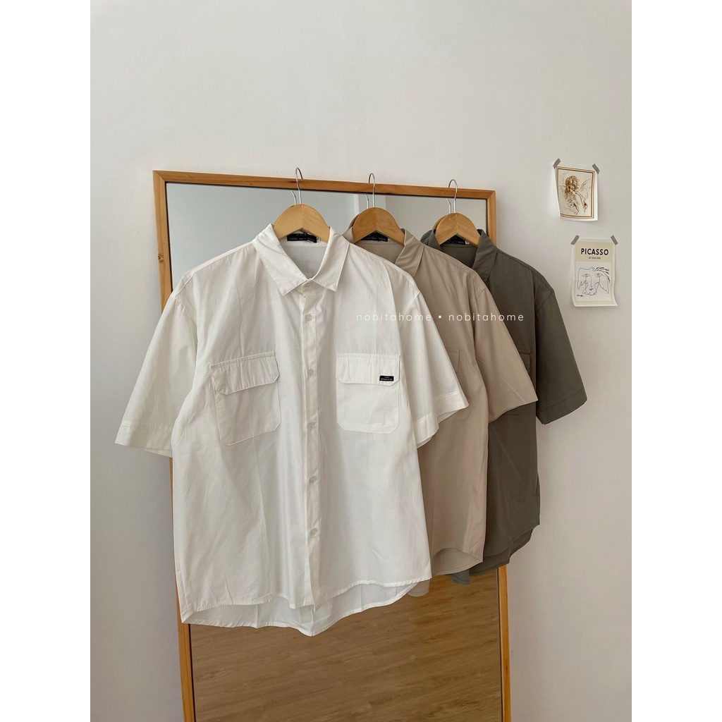 SƠ MI TAY NGẮN K2162 TÚI NẮP “LIFE” | BigBuy360 - bigbuy360.vn