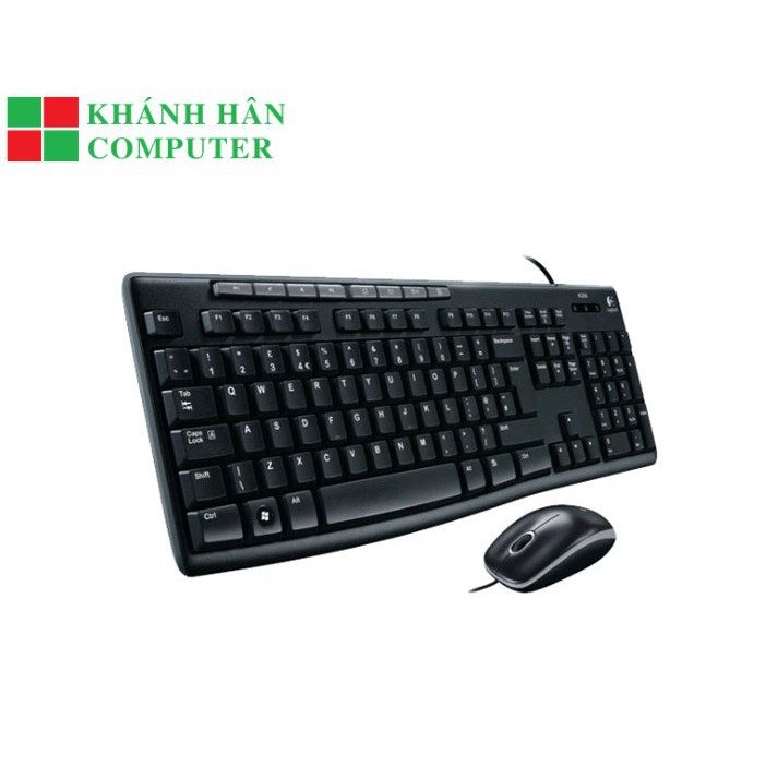 Mới Về - Bộ phím chuột có dây Logitech MK200 - Bảo hành chính hãng 36 tháng