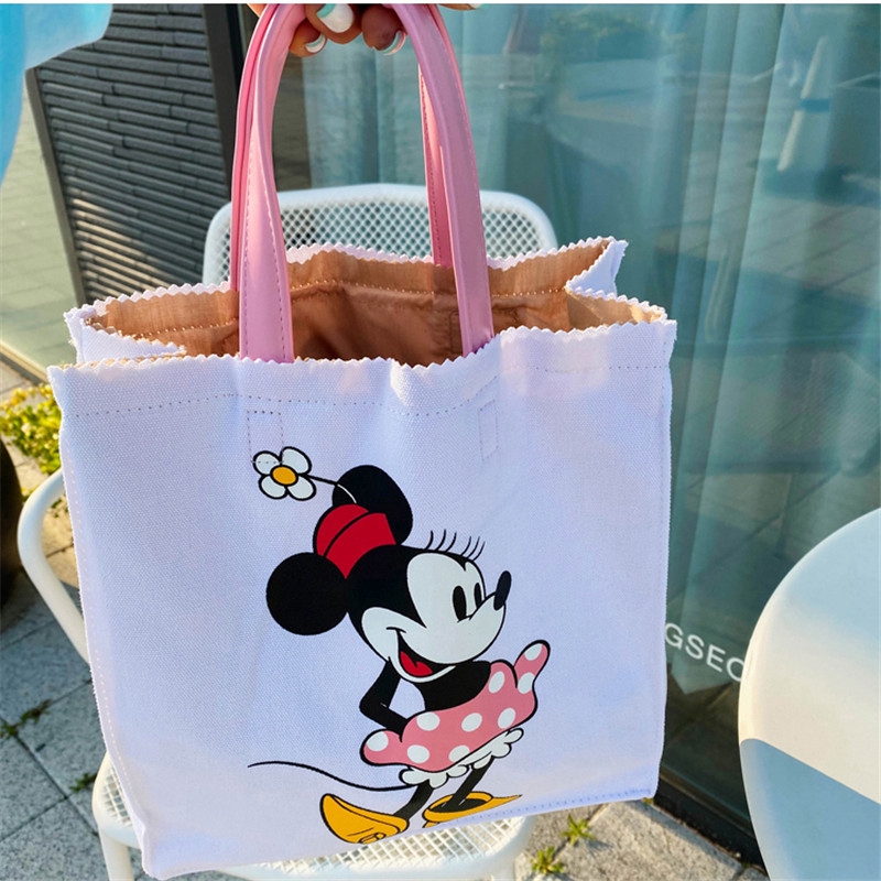 Seeubaby Túi Tote Hình Chuột Minnie Disney Thời Trang Hàn Quốc