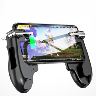 Bộ 2 tay cầm, nút bấm chơi game bắn súng cao cấp dòng w6 hỗ trợ chơi pubg mobile