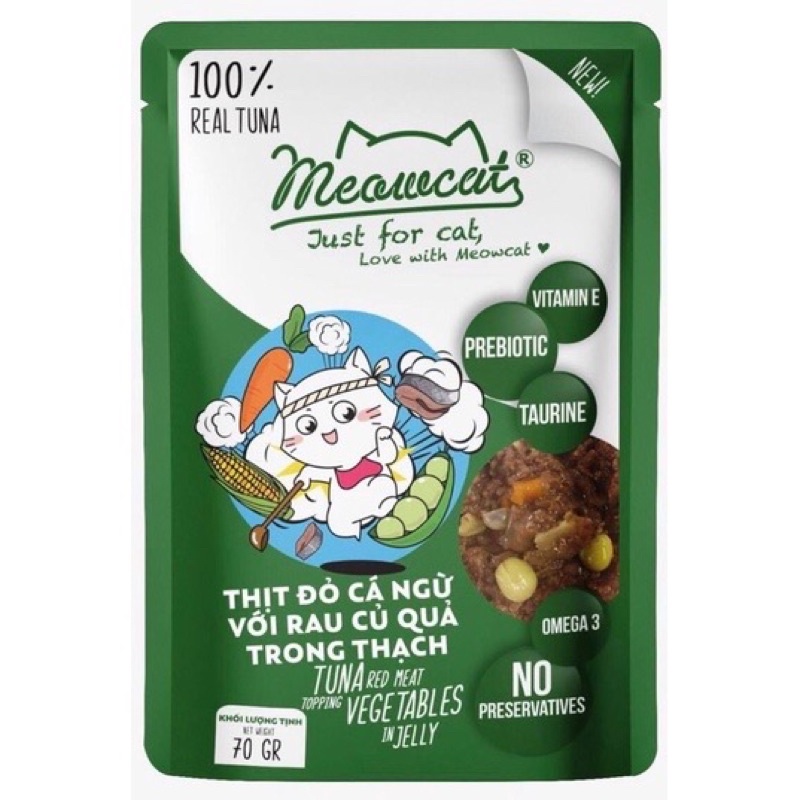 Pate meowcat cho mèo con và mèo trưởng thành