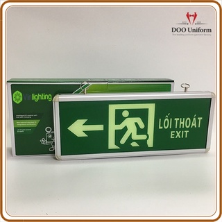 Đèn Exit Chỉ Dẫn Thoát Hiểm Đi Bên Trái DEN-TH-04 Thiết Bị Phòng Cháy Chữa Cháy
