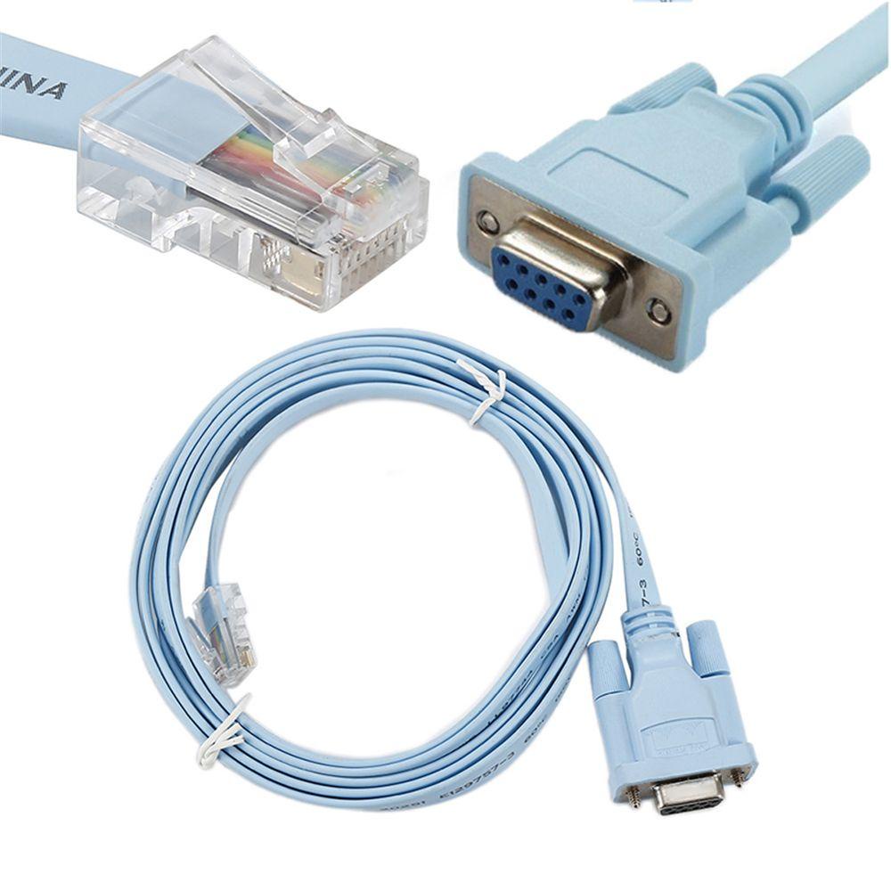 Hàng Chính HãngCáp Rs232 SANG RJ45 Cat5 - DÂY TRÒN ĐEN