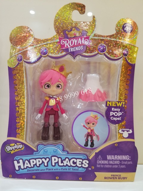 Hộp công chúa & hoàng tử Shopkins Happy Places