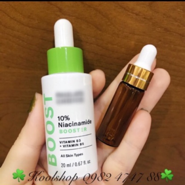 🌿MẪU THỬ🌿TINH CHẤT SE NHỎ LỖ CHÂN LÔNG VÀ SĂN CHẮC DA, TR Ị MỤN 10% NIACINAMIDE 🌿