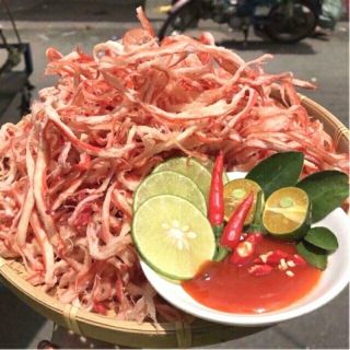 Mực Xé Sợi Hấp Cốt Dừa 100g