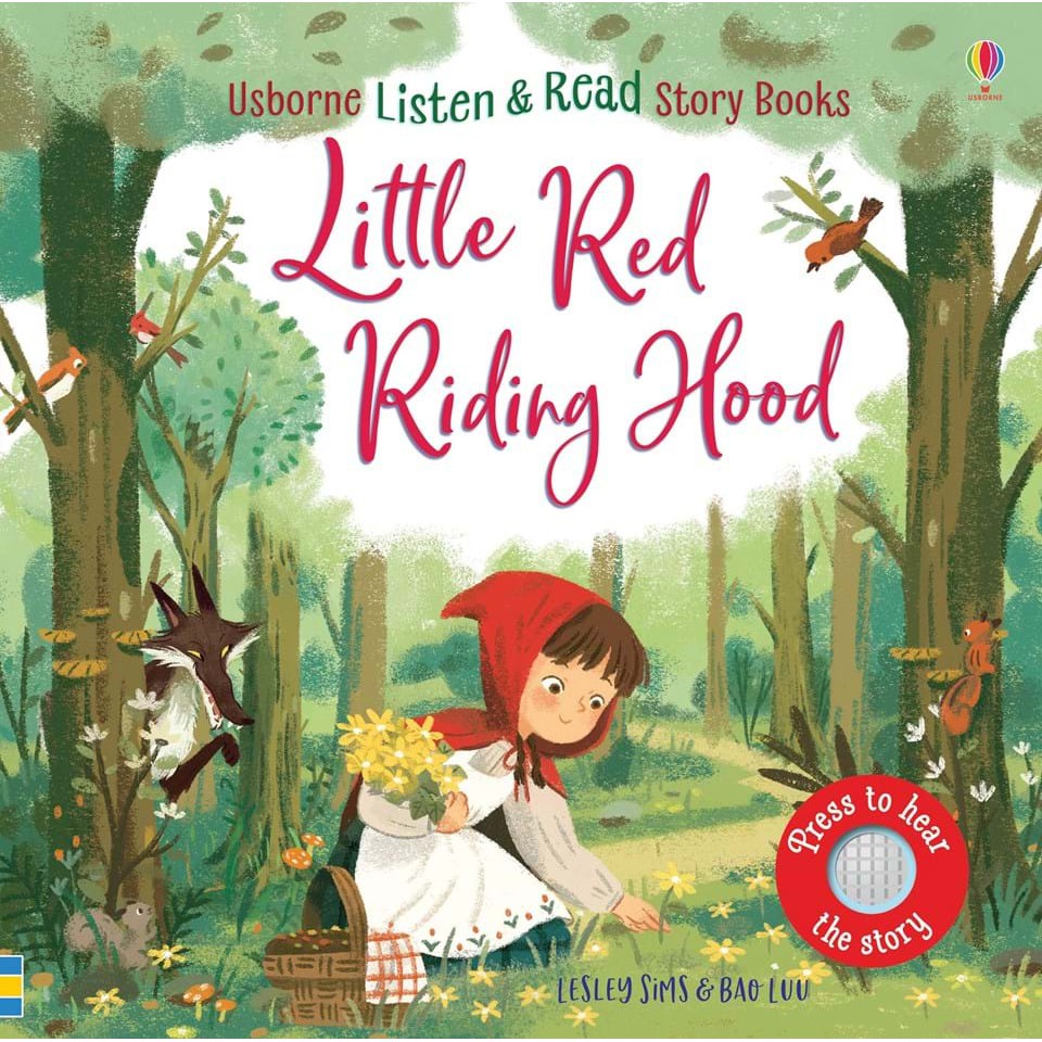 Sách Âm Thanh Đọc Truyện Cổ Tích Little Red Riding Hood Listen & Read Story Book Có Giọng Đọc Cho Bé - Usborne | WebRaoVat - webraovat.net.vn