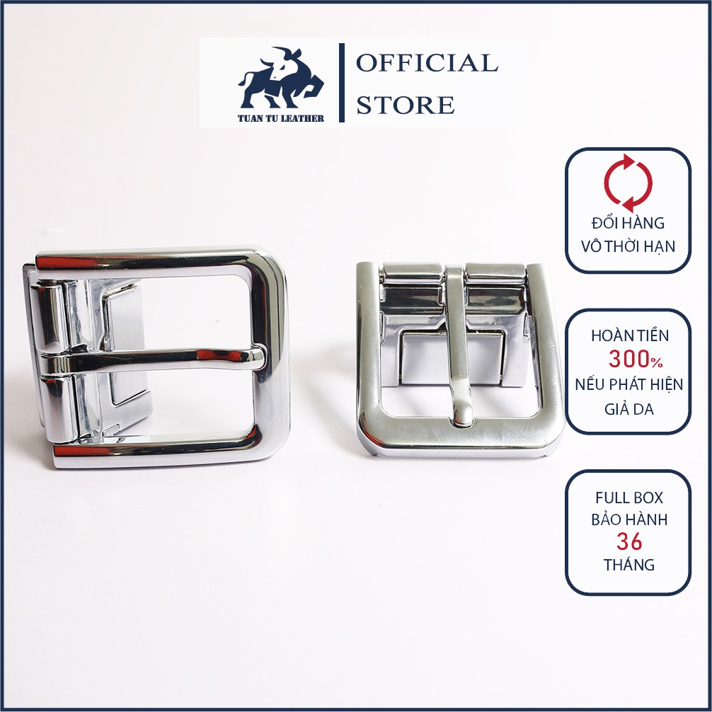 Mặt khóa thắt lưng cao cấp không rỉ - Đầu khóa Kim bản 3.5 cm