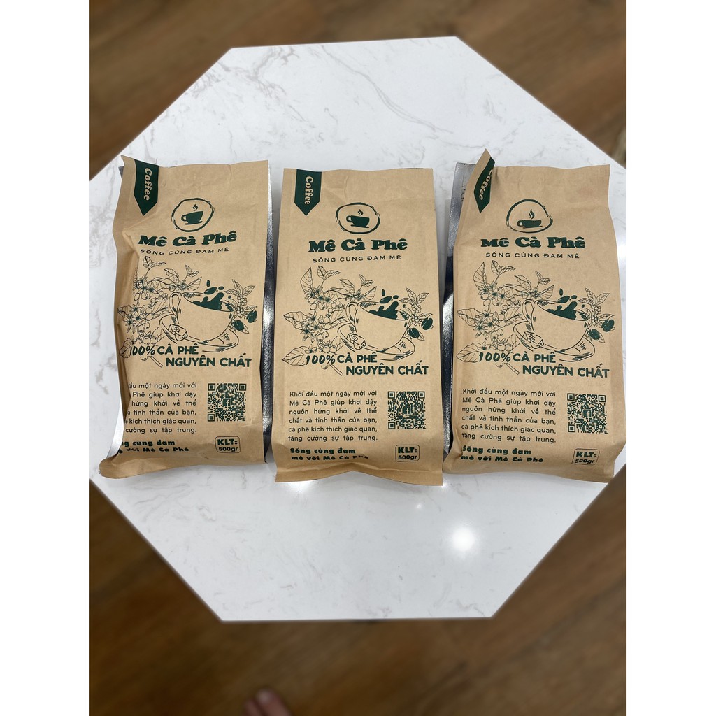 Cà Phê Mộc Thơm Ngon Hương Vị Tây Nguyên [Túi 0,5kg/1kg] - Rang mộc 100% - Culi, Robusta, Arabica | BigBuy360 - bigbuy360.vn