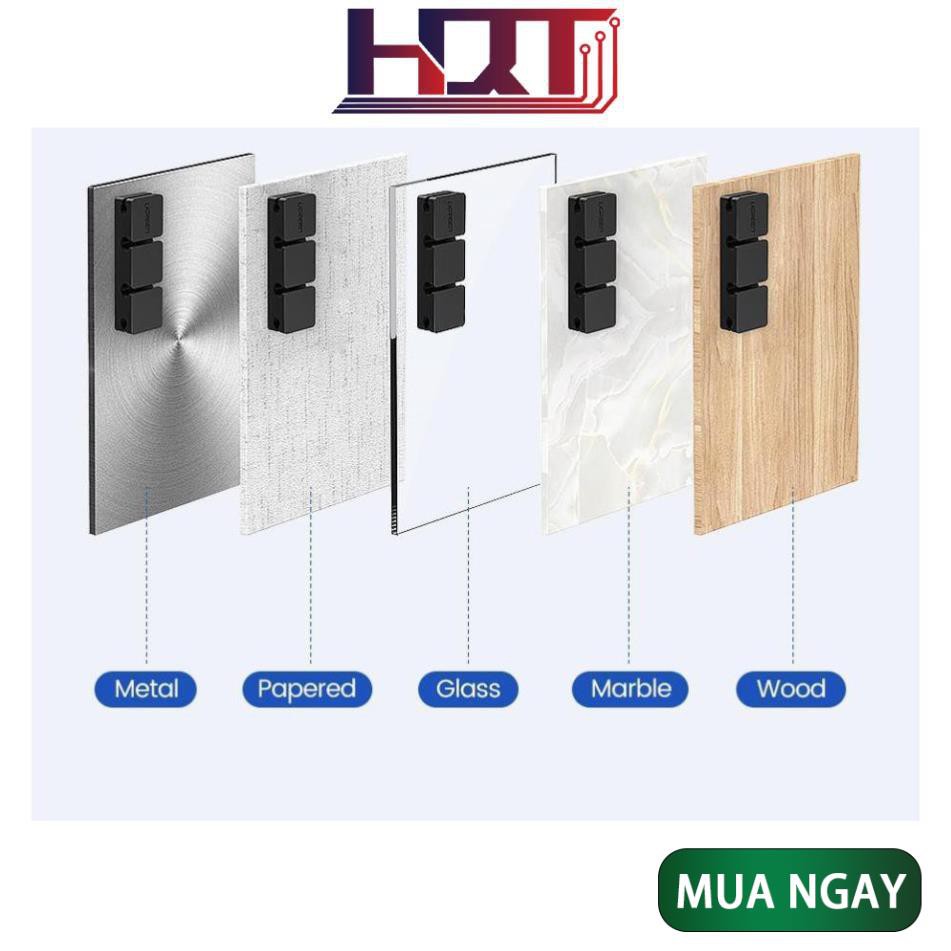 Kẹp cáp di động giá đỡ kẹp cáp, dây tai nghe, dây mạng, dây sạc... giúp gọn không gian (3+1 Combination) UGREEN 70585 | BigBuy360 - bigbuy360.vn