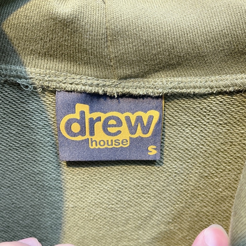 ⚡️[NỈ DA CÁ] - Áo hoodie Drew House Secret Logo Olive Nỉ Da Cá, áo hoodie justin bieber