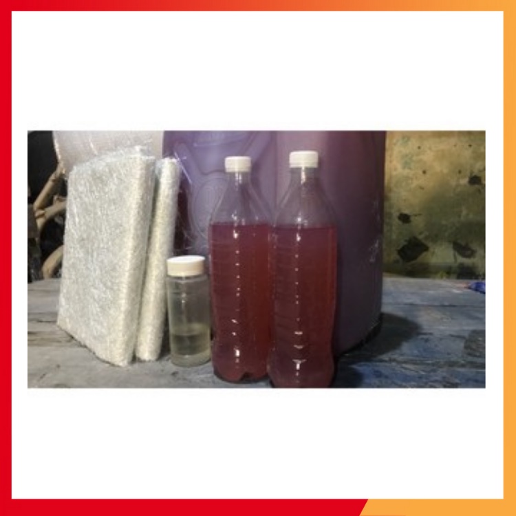 Combo 2kg Nhựa Composie + 0,5kg Sợi Thủy Tinh Tặng Kèm Chất Xúc Tác Con Lăn