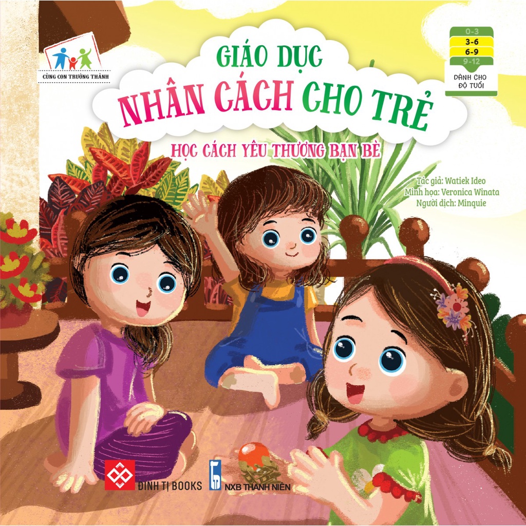 Sách - Giáo dục nhân cách cho trẻ - Combo 6 cuốn cho bé từ 3 đến 9 tuổi