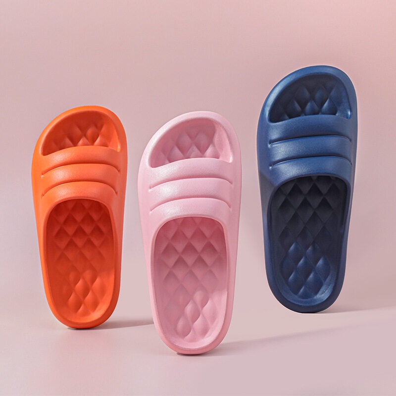 Dép đi trong nhà QIAOYILUO đế dày 4cm chống trượt thoải mái thời trang cho nữ