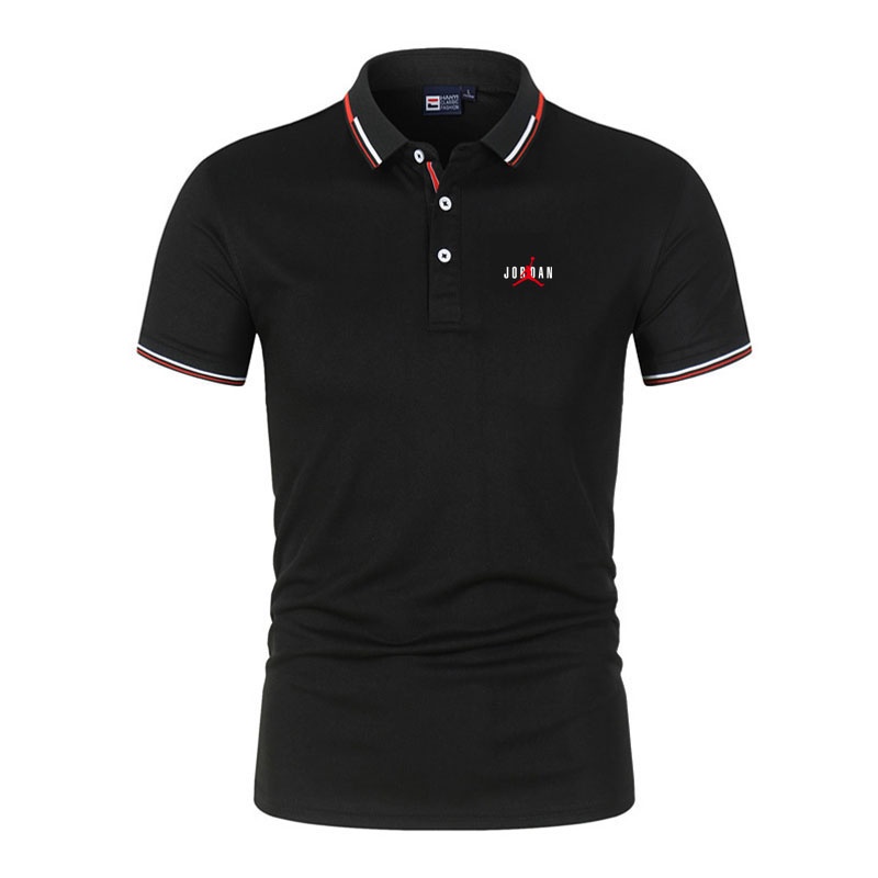 Mới Áo Thun Polo Ngắn Tay In Họa Tiết Jordan Thời Trang Dành Cho Nam