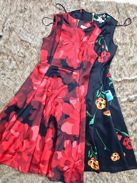 Đầm CK hàng vnxk Floral Print Fit & Flare Midi Dress | BigBuy360 - bigbuy360.vn