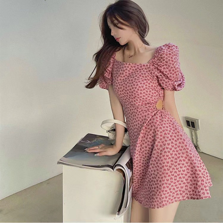 Váy Tay Bồng🌼NaNo Studio🌼 Đầm hồng nữ tính xu hướng thời trang 2021 | BigBuy360 - bigbuy360.vn