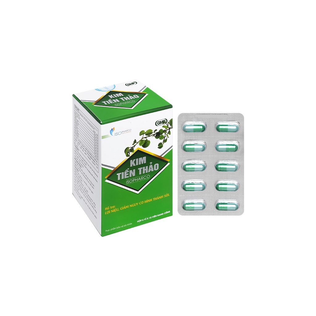 KIM TIỀN THẢO ISOPHARCO – Hỗ trợ điều trị sỏi thận (hộp 60 viên)