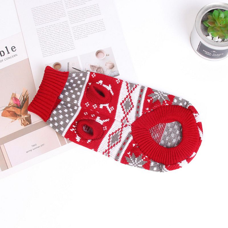 Áo Len Cổ Lọ Giữ Ấm Mùa Đông Cho Thú Cưng