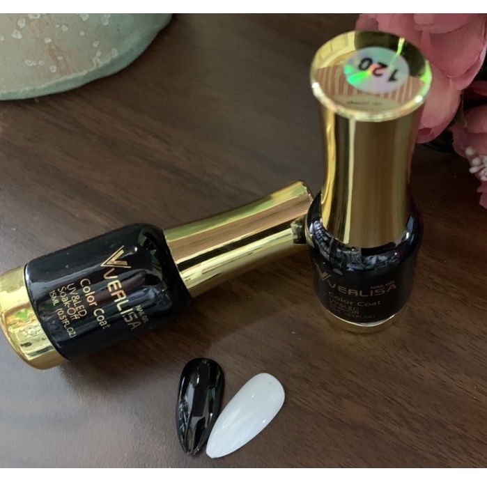 Sơn Gel Verlisa Trắng Đen 15ml. Sơn Gel Thổ Nhĩ Kỳ