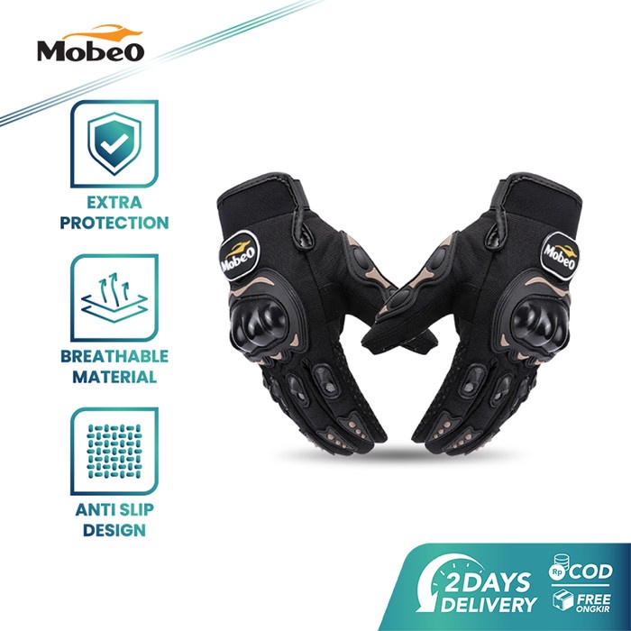 Găng Tay Vỏ Sò Đua Xe Đạp Thể Thao Mobeo Pro - XL Mới Nhất