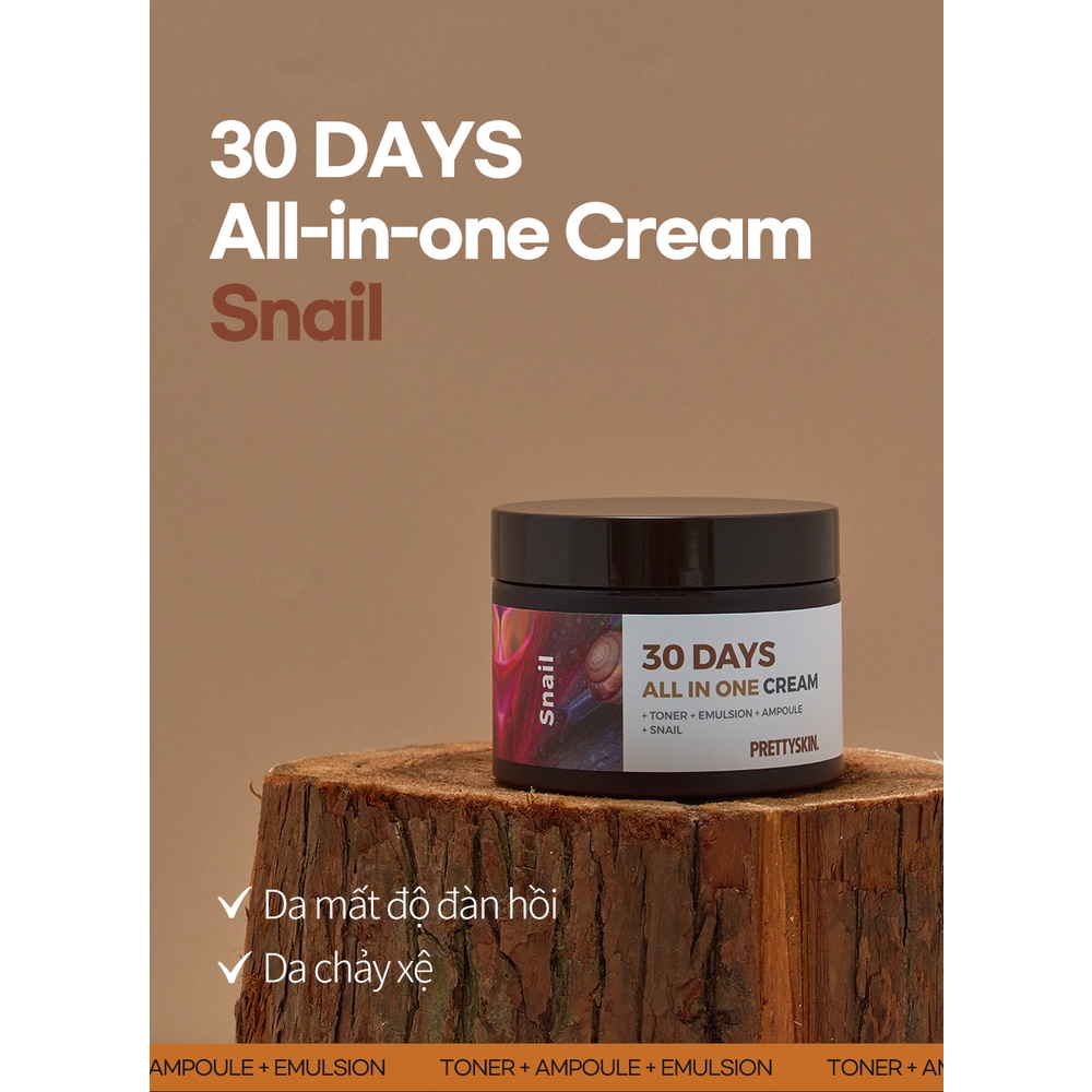 Kem Dưỡng 30day All In One Cream Prettyskin 100ml