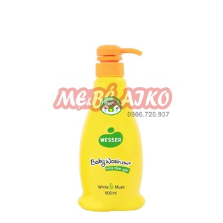 Sữa tắm gội Wesser 2in1 hương cỏ xạ hương 500ml ( Màu xanh lá)