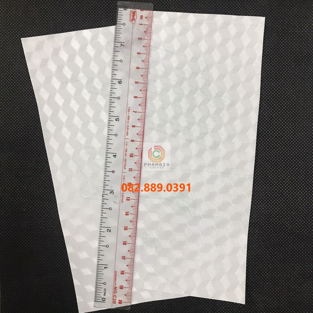 Miếng dán mặt lưng skin carbon nguyên thủy cắt sẵn khổ 10cmx17cm